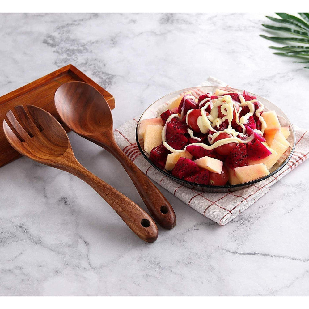 Handcrafted Wooden Spoon Spatula (Set of 6)